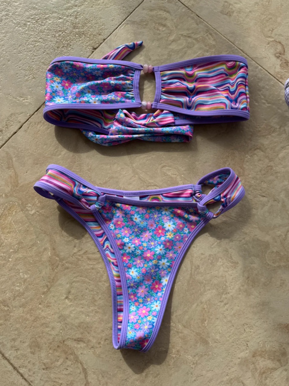 Strawberry Milk Mob Jelly Bean Bikini Set